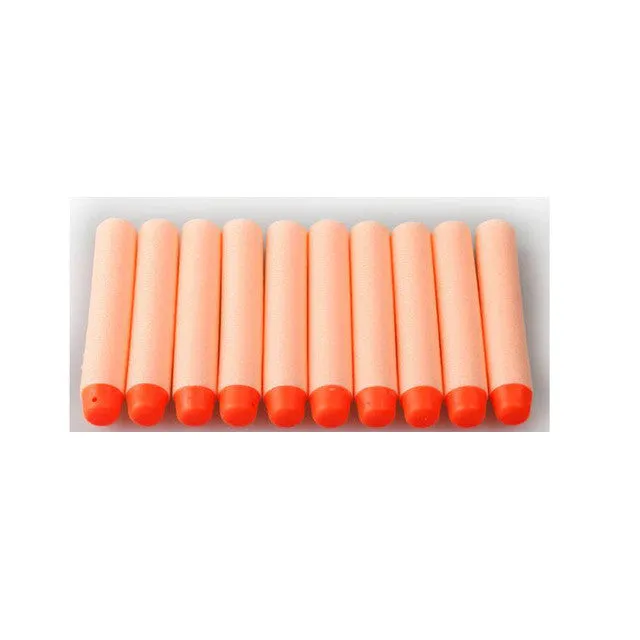 100PCs Soft Hollow Hole Head 7.2cm Refill Darts Toy Gun Bullets for Nerf Series Blasters Xmas Kid Children Gift