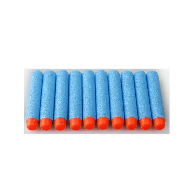 100PCs Soft Hollow Hole Head 7.2cm Refill Darts Toy Gun Bullets for Nerf Series Blasters Xmas Kid Children Gift