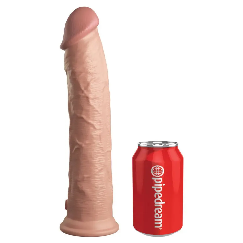 11-inch Pipedream Silicone Flesh Pink Penis Dildo with Suction Cup