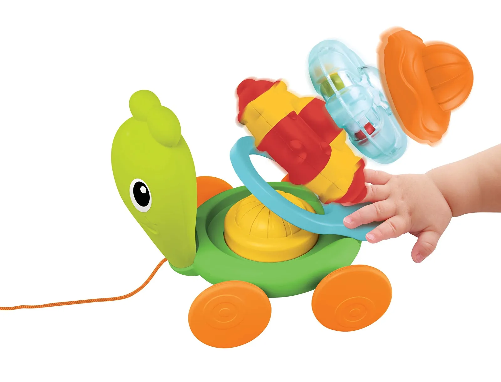 Bkids Sensory Stack & Pull Along Snail