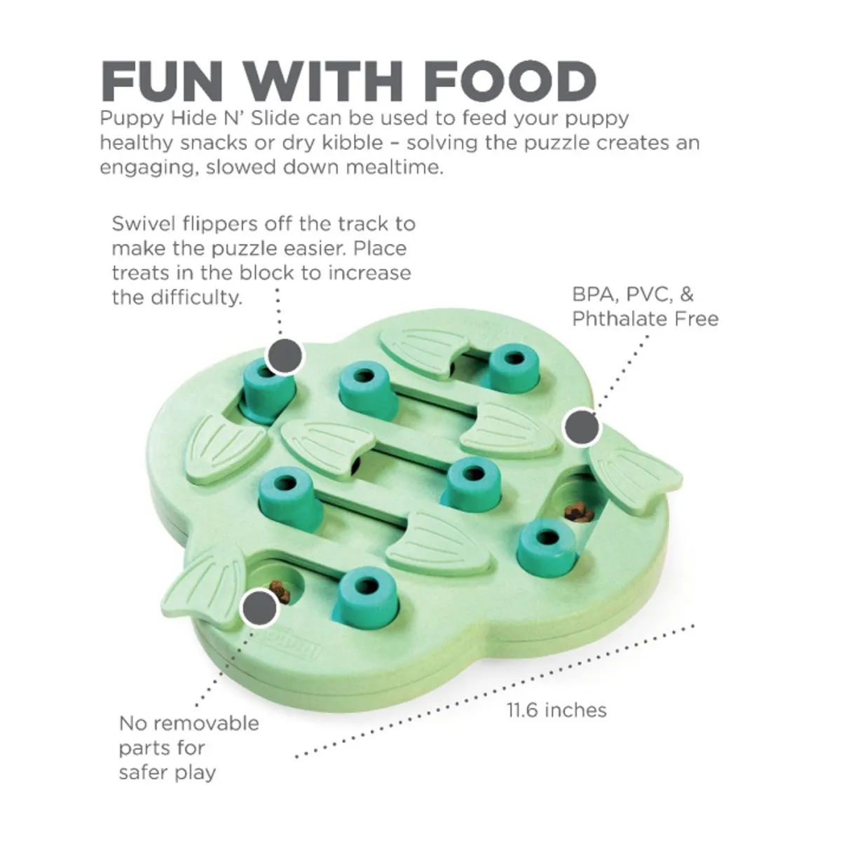 Green Puppy Hide N' Slide Puzzle Game - Intermediate