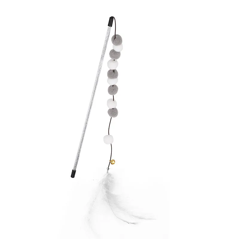 Interactive Cat Teaser Wand Toy for Indoor Cats  Enriching Playtime