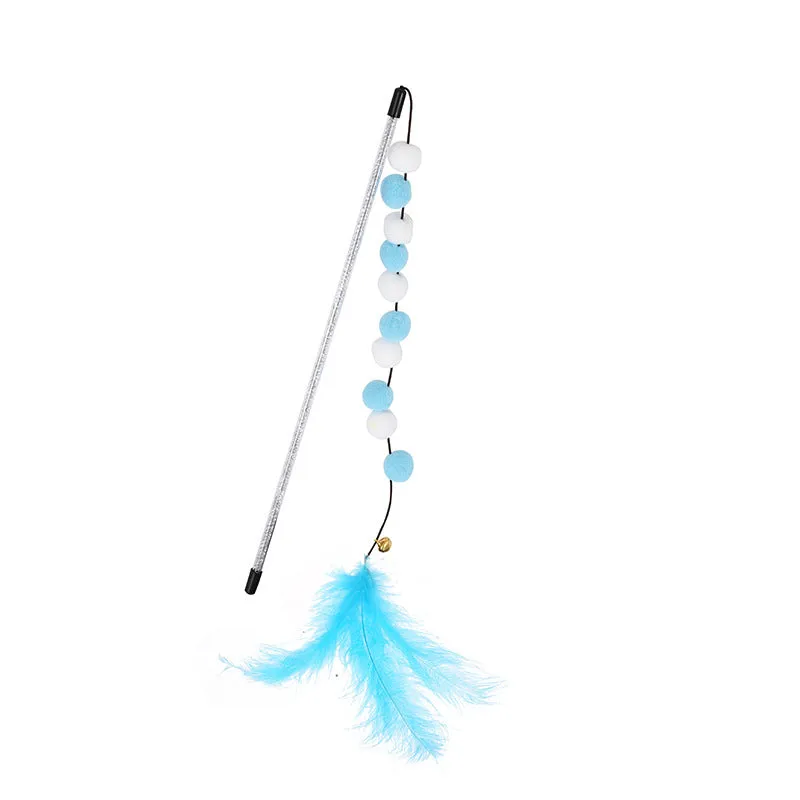Interactive Cat Teaser Wand Toy for Indoor Cats  Enriching Playtime