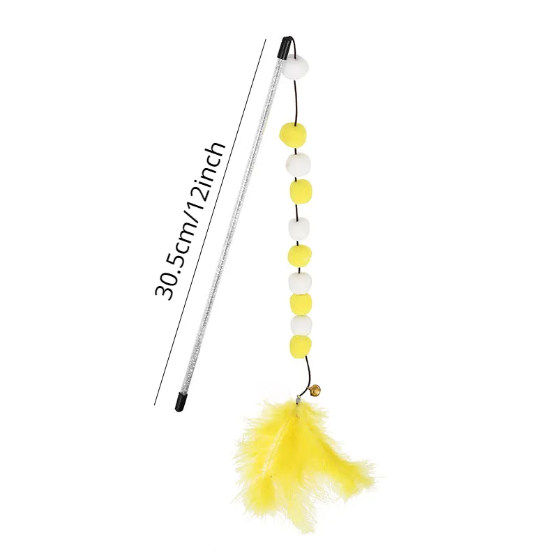 Interactive Cat Teaser Wand Toy for Indoor Cats  Enriching Playtime