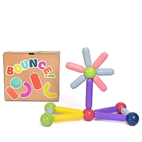 Magbox - Magnetic Toys | Set of 30 pcs | Magnetic Sticks & Balls Toy Set I Building Blocks I Children Educational Toy I Imagination and Creativity (1 Years  )