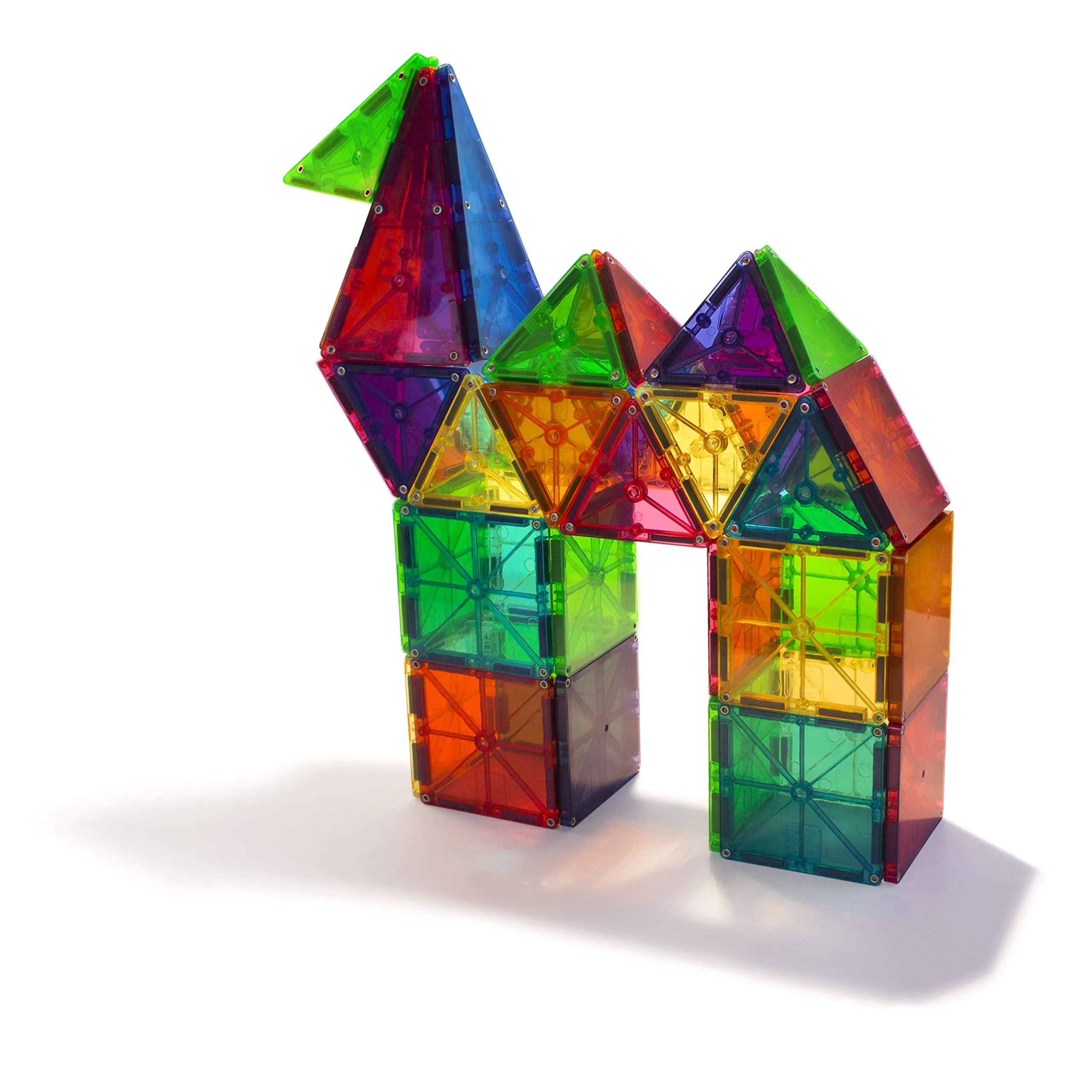 Magna-Tiles Clear Colors 100 Piece Set