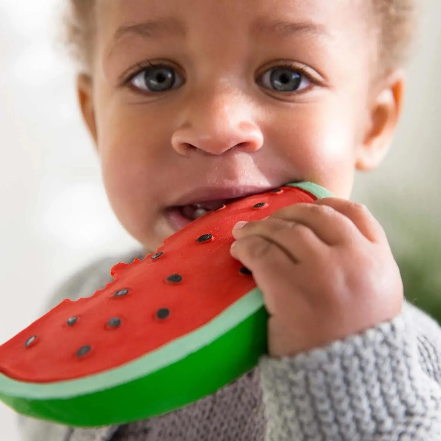 Oli & Carol Wally The Watermelon Natural Rubber Teether