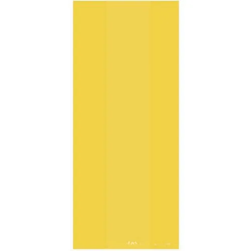 Sunshine Yellow Translucent Party Bags Small | 25ct.