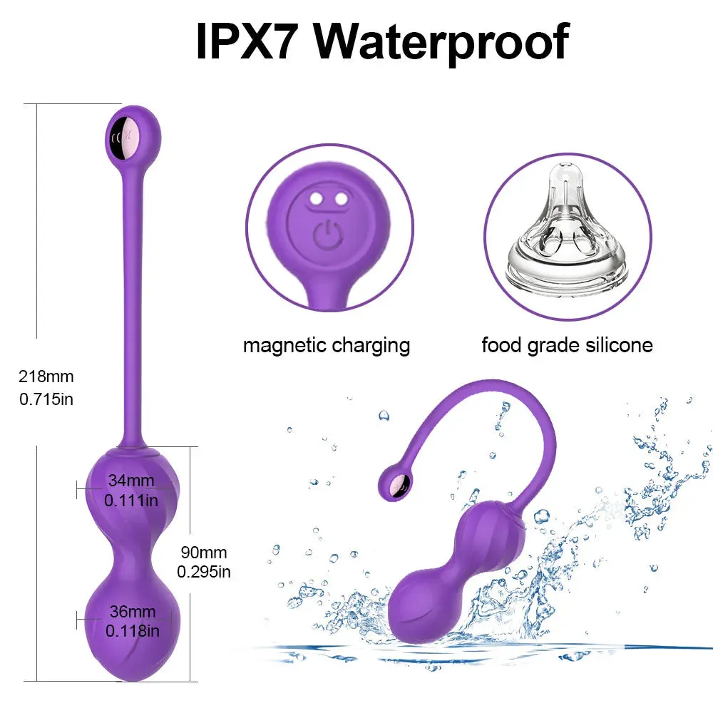 Vibrating Kegel Balls Wireless App Remote Control